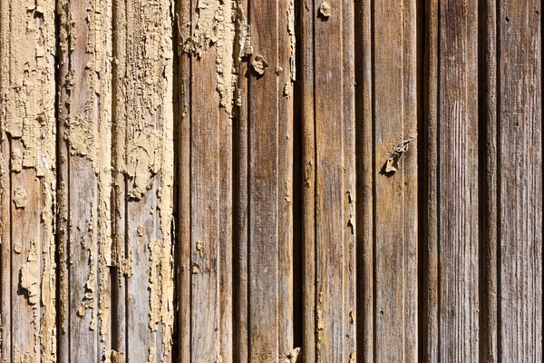 Vecchio intemperie parete di legno dipinto sfondo — Foto Stock