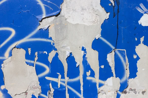 Grungy badly damaged wall — Stock Photo, Image