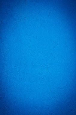 blue painted plaster concrete wall background clipart