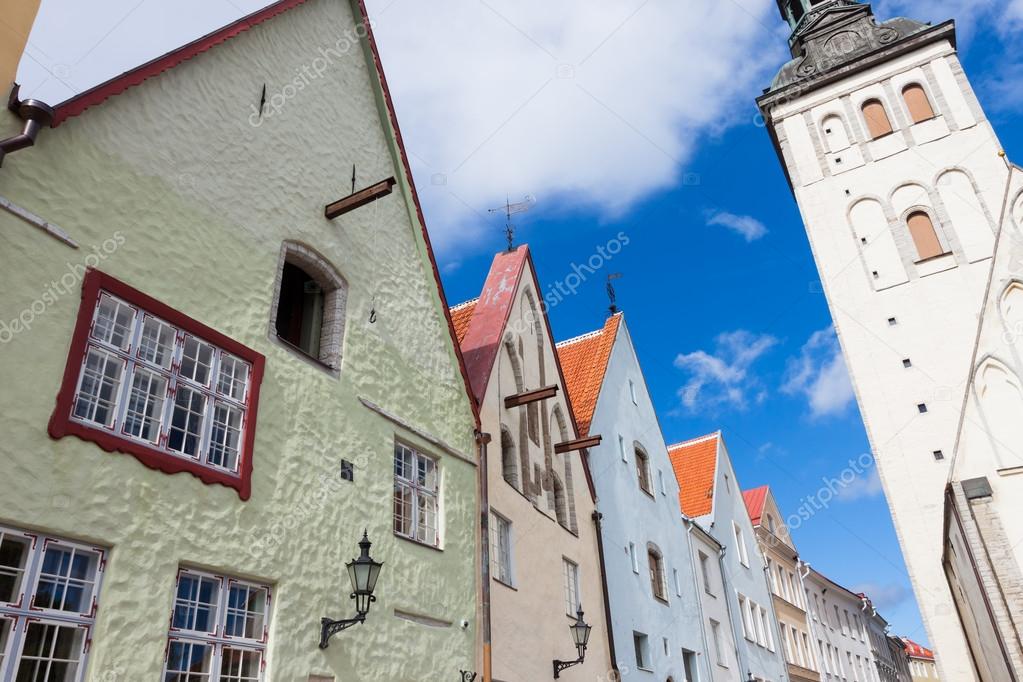 Tallin buildings, Estonia