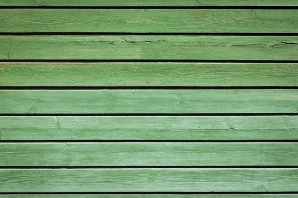 Green old painted wooden background — Stock Photo, Image