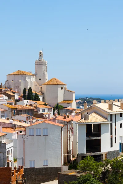 Vue aérienne de Cadaques, Costa Brava, Espagne — Photo