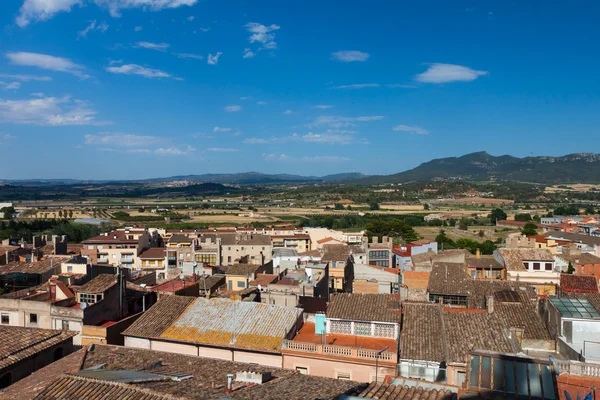 Vista desde arriba de la ciudad española — Foto de Stock