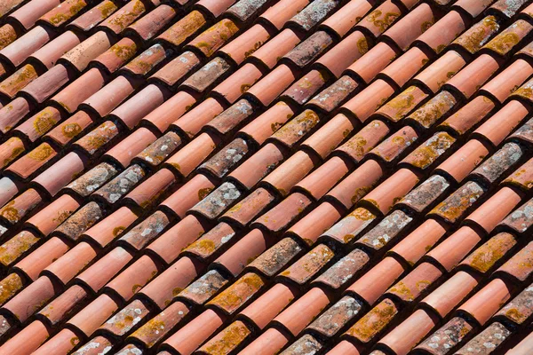 Background of old roof tiles — Stock Photo, Image