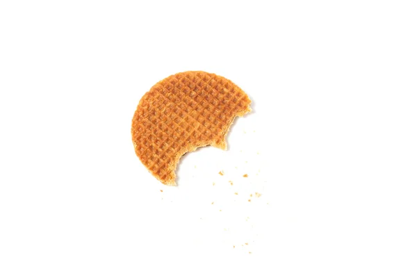 Gaufre alimentaire au caramel — Photo