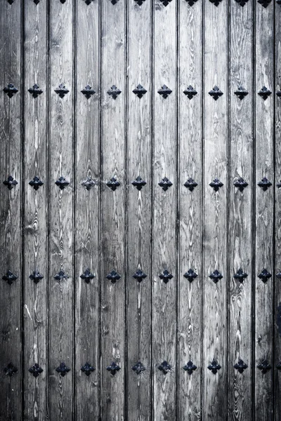 Velké dřevěné dveře pozadí — Stock fotografie