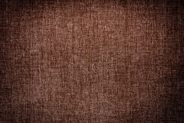 Dark brown canvas texture background — Stock Photo, Image