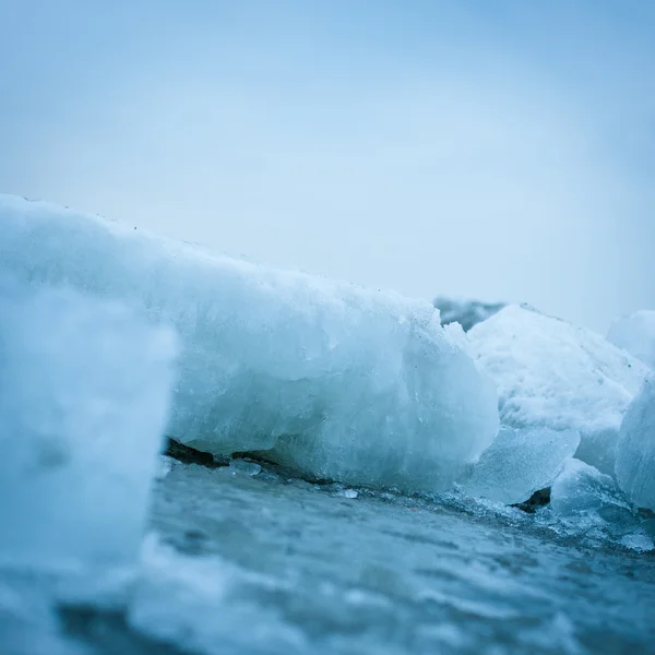 Closeup de gelo — Fotografia de Stock