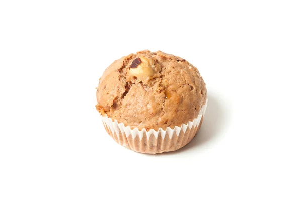 Słodki muffin na białym tle — Zdjęcie stockowe