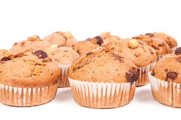 Muffins isolated on a white background — Stock Photo, Image