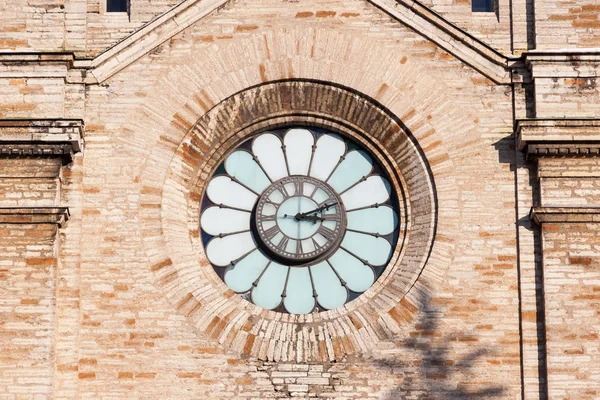 Clock on Kaarli church. Tallinn. Estonia — Stock Photo, Image