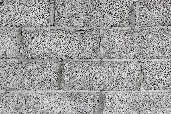 Pared moderna hecha de bloques de hormigón —  Fotos de Stock