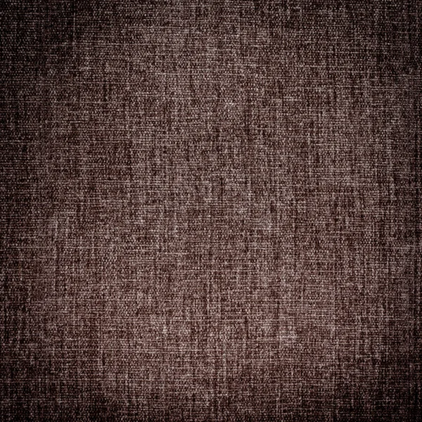 Textura de lona marrom escuro fundo — Fotografia de Stock