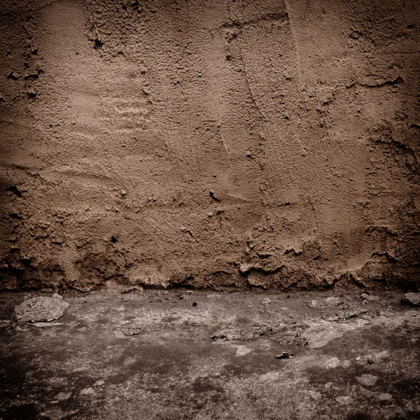 Тёмная промышленная бетонная стена и пол в качестве фона — стоковое фото