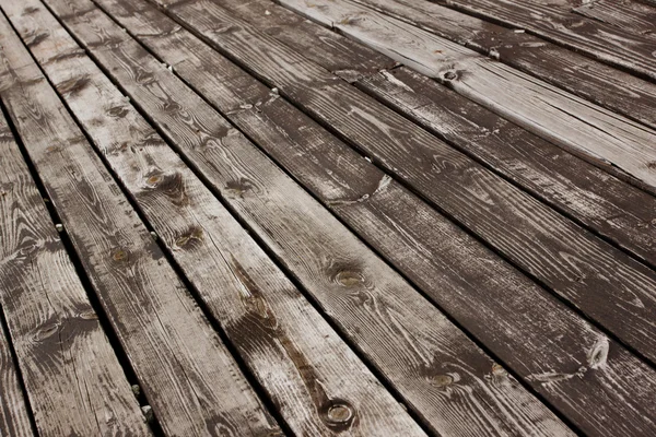 Старый деревянный пол — стоковое фото