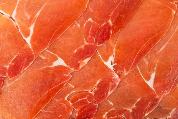 Spanish jamon iberico slice — Stock Photo, Image