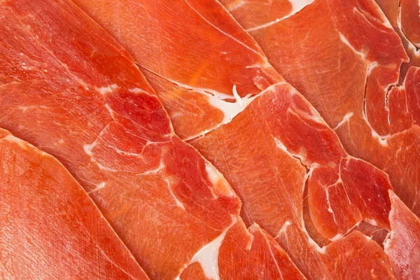 스페인 jamon 리코 슬라이스 — 스톡 사진