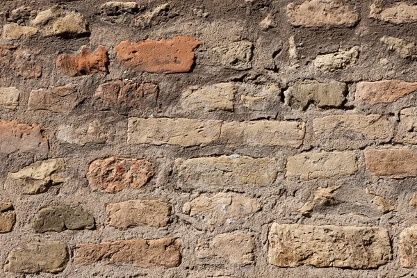 Zeer oude bakstenen muur textuur — Stockfoto