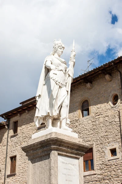 Frihetsgudinnan, san marino — Stockfoto