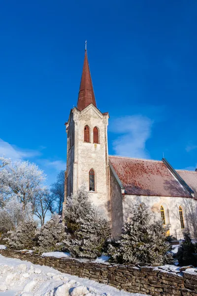 Winterkirche — Stockfoto