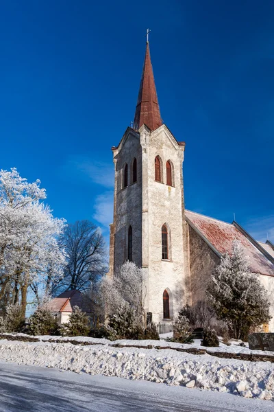 Jõelähtme church in Estonia — Stockfoto