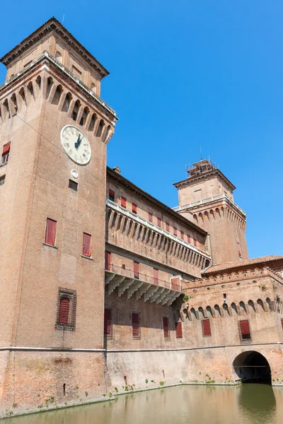 Estense Kalesi. Ferrara. Emilia-Romagna. İtalya — Stok fotoğraf