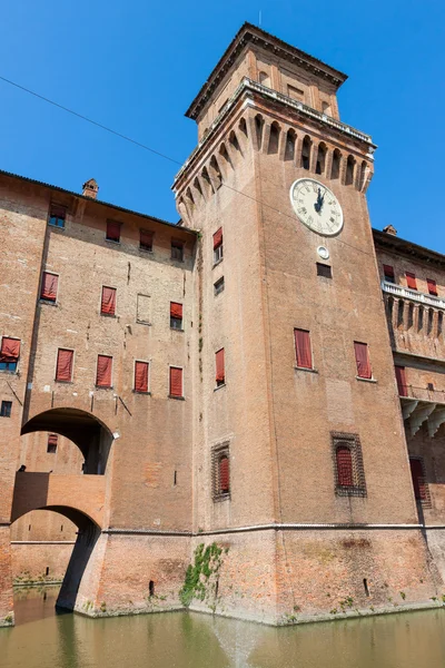 Estense Kalesi. Ferrara. Emilia-Romagna. İtalya — Stok fotoğraf