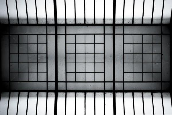 Estructura abstracta de acero y vidrio — Foto de Stock