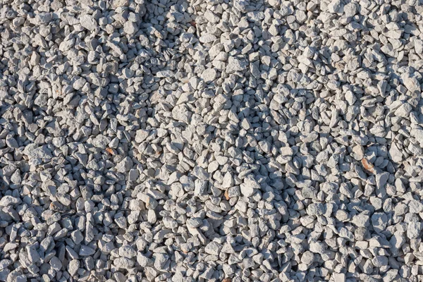 Small gravel stones on construction site — Stock Photo, Image