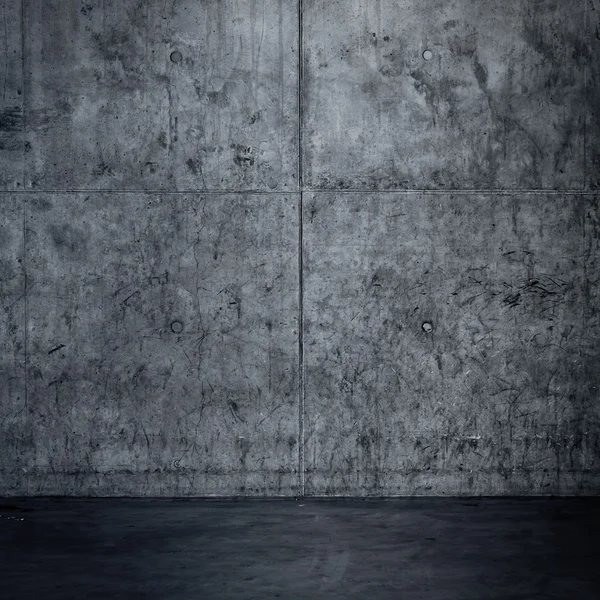 Grungy συμπαγή τοίχο και το πάτωμα ως φόντο — Φωτογραφία Αρχείου