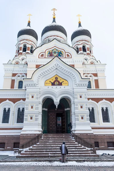 Orthodox cathedral in the Tallinn — Stock Photo, Image