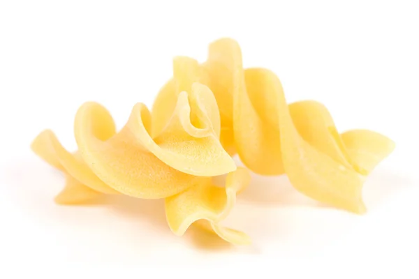 Three fusilli dry pasta — Stock Photo, Image