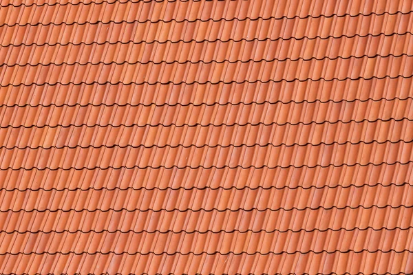Червоний дахом плитки — стокове фото