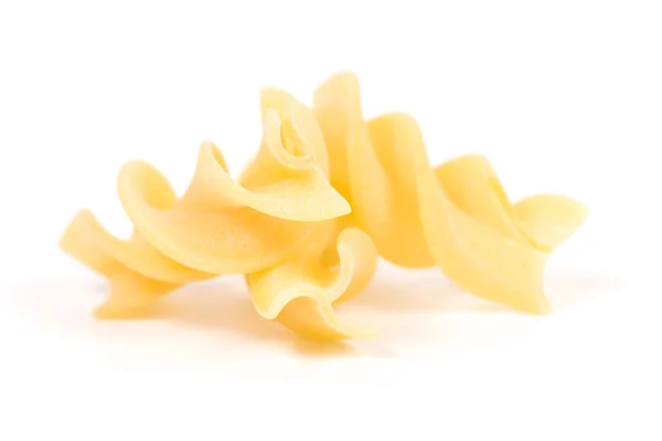 Three fusilli dry pasta — Stock Photo, Image