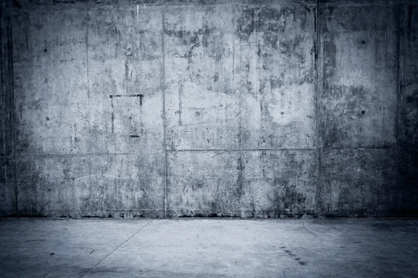 Grungy concrete wall and floor as background — Stock Photo, Image