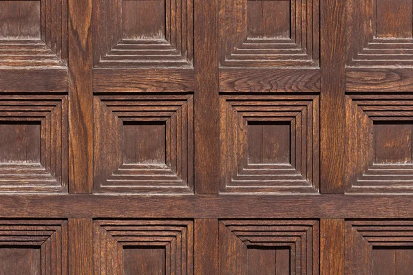 Image en gros plan d'une porte en bois — Photo