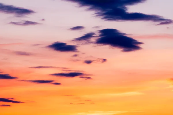 美しいオレンジ色の空のクローズ アップ — ストック写真