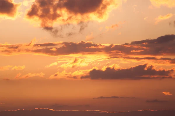 夕日夕焼け空 — ストック写真