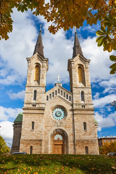 Vista de la iglesia de Kaarli, Tallin — Foto de Stock