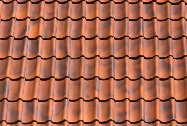 Red tiles roof background — Stock Photo, Image