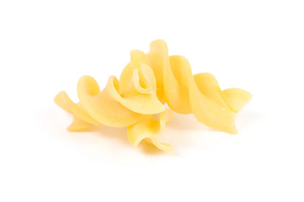Three fusilli dry pasta — Stock Photo, Image