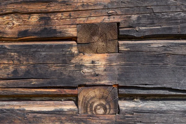 Pared de madera de troncos —  Fotos de Stock