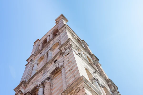 Romansk katedral Ferrara i Emilia Romagna, Italien - Stock-foto