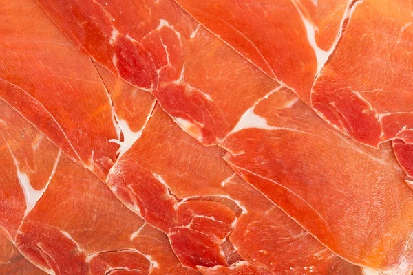 Spanish jamon iberico sliced — Stock Photo, Image