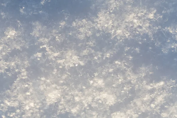 Чистая Белая Текстура Снега — стоковое фото