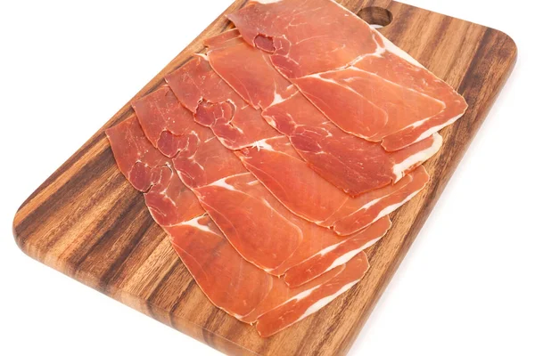 Ryckt Kött Och Torr Cured Ham Från Spanien Jamon Iberico — Stockfoto