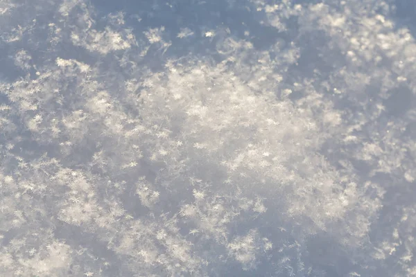 Blanco Puro Nieve Textura Frío Invierno Disparo — Foto de Stock