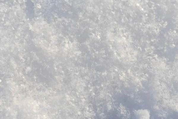 Pure White Snow Texture Cold Winter Shot — Stock Photo, Image