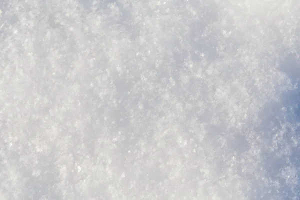 Rein Weißer Schnee Textur Kalter Winter Schuss — Stockfoto