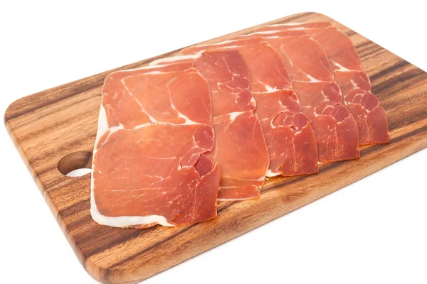 Carne Picada Presunto Seco Curado Espanha Jamon Iberico — Fotografia de Stock